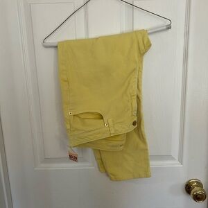 Michael Kors yellow jeans